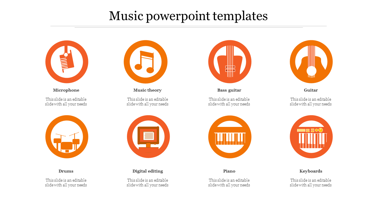 Free - Creative Music PowerPoint Templates For Presentation